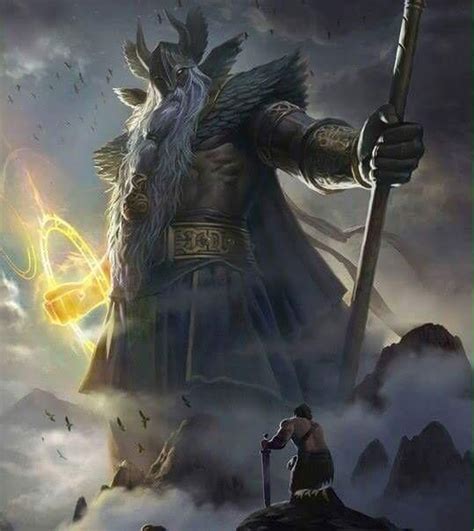 The Allfather Odin Odin Norse Mythology Norse Mythology Mythology Art