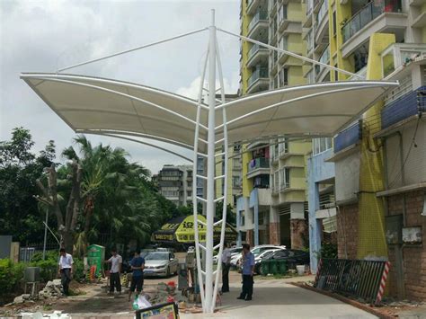 Canopy tensile structure used for restaurants, leisure, retail and events spaces. Mountain and Sea Entrance & Gate Tensile Canopy Structure ...