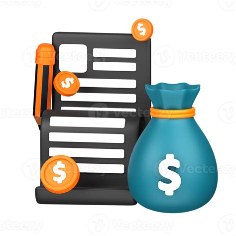 3d Icon Illustration Budget Acounting 27246558 Png