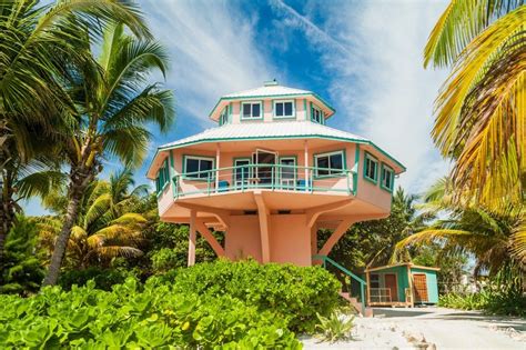 Concrete Stilt House At Caye Caulker Island Belize Build Your House