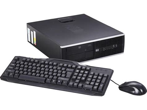 Refurbished Hp Compaq Desktop Pc 8000 Elite Sff Core 2 Duo E8400 3