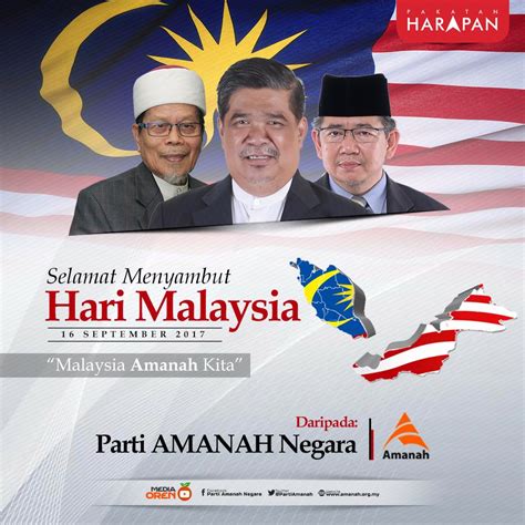 Pesuruhjaya pas selangor, datuk dr. Selamat Menyambut Hari Malaysia - Parti Amanah Negara