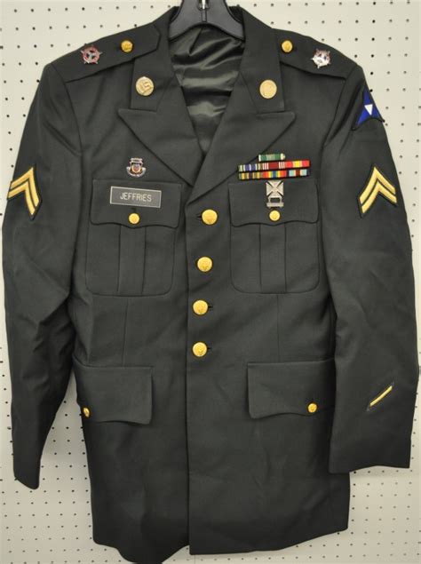 Army Dress Green Uniform Setup Army Military