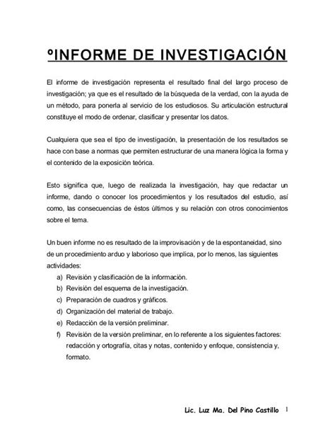 Presentacion De Un Trabajo De Investigacion Ejemplos Opciones De Ejemplo