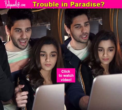 Is All Not Well Between Sidharth Malhotra And Alia Bhatt Watch Video Bollywood News And Gossip