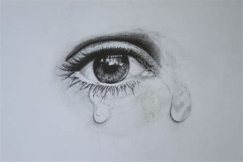 Crying Eye Drawing At Explore Collection Of Crying