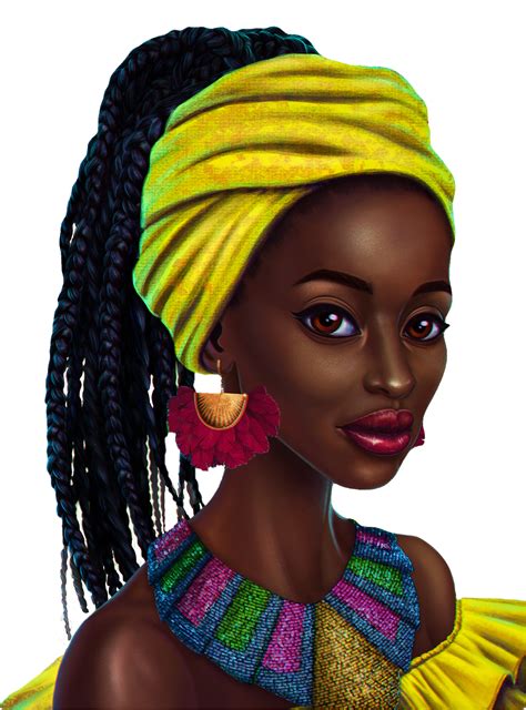 Beauty African woman (transparent PNG) - Megaport Media png image