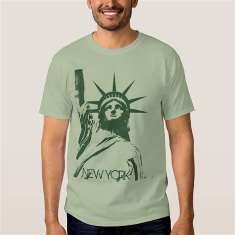 Statue Of Liberty T Shirt New York Basic T Shirt Zazzle