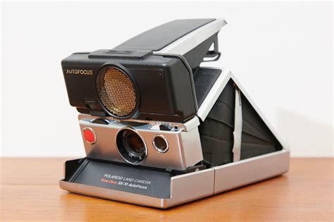 Original Polaroid Land Camera Timezero Sx 70 Autofocus Silberschwarz