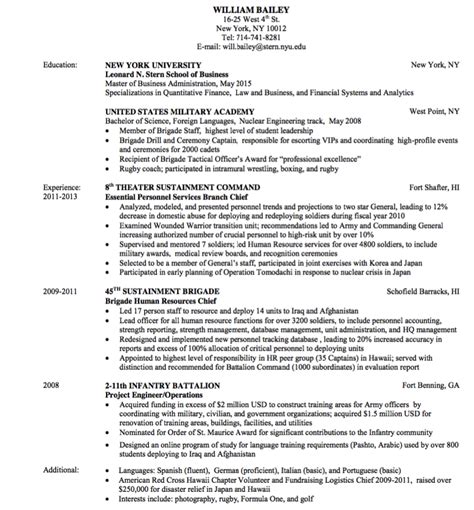 Resume And Cv Writing Service Ex Military Military To Civilian Resume