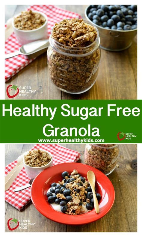 It also makes a very filling and delicious breakfast. Sugar Free Granola | Recipe | Sugar free granola, Sugar free recipes, Healthy sugar