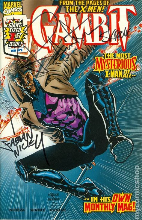 Gambit 1999 3rd Series 1f Signed Comics Comic Books Art Comic Covers