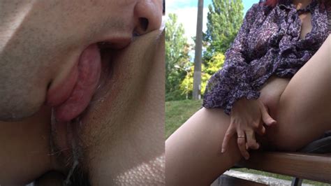 Ask A Stranger To Lick My Pussy In Public Park Wet Orgasm Xxx Mobile Porno Videos And Movies