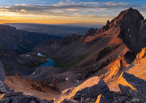 Glorious Sunset At Upper Blue Lakes 2020 San Juan Mountains Colorado