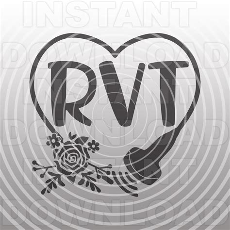 Registered Vascular Technologist SVG FileFloral Ultrasound | Etsy