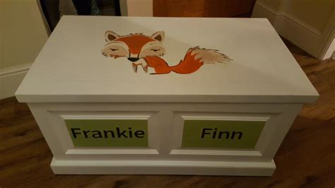 Twin Woodland Toy Box Bespoke Hand Painted Toy Boxes Which Are One Of