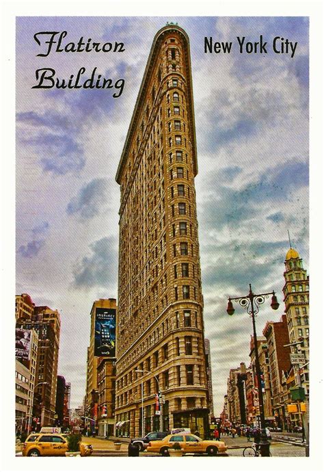 My Favorite Postcards The Flatiron Building In New York City Then