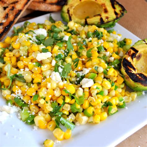 Breanna S Recipe Box Grilled Avocado And Corn Salad