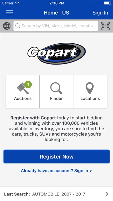 Over 100000 vehicles on sale. Copart - Salvage Car Auctions #Lifestyle#Business#apps#ios | Salvage cars, Auction, Car