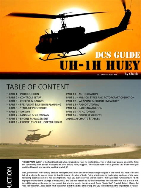 Dcs Uh 1h Huey Guide Stall Fluid Mechanics Helicopter Rotor