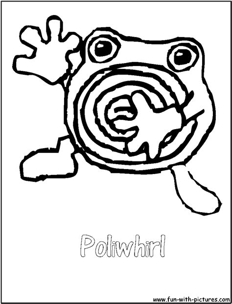Poliwag Coloring Page Coloring Pages