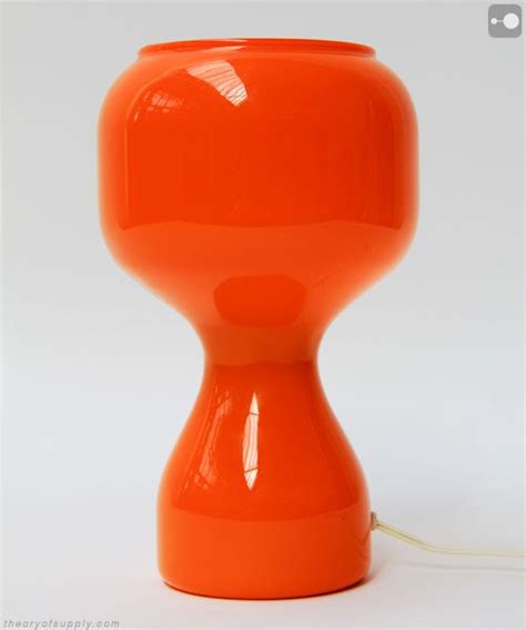 Vintage Retro Orange Glass Table Lamp Shade 1960s Glass Table Lamp Shades Lamp Glass Table Lamp