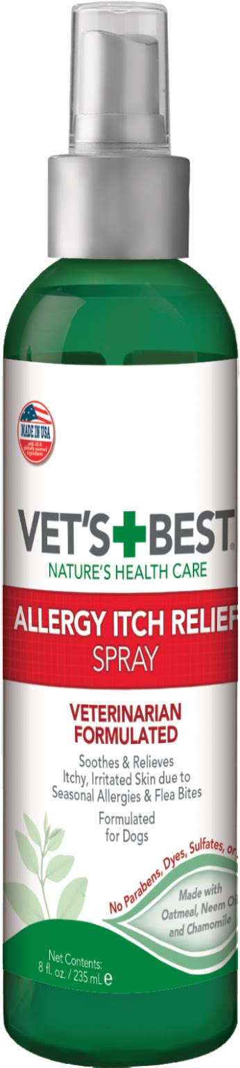 Vets Best Allergy Itch Relief Spray Mannapro