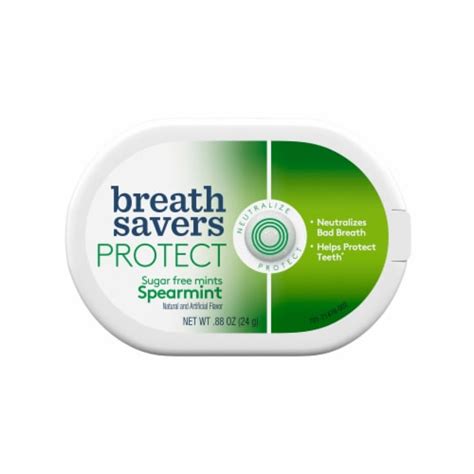 Breath Savers Protect Spearmint Sugar Free Mints 088 Oz Kroger