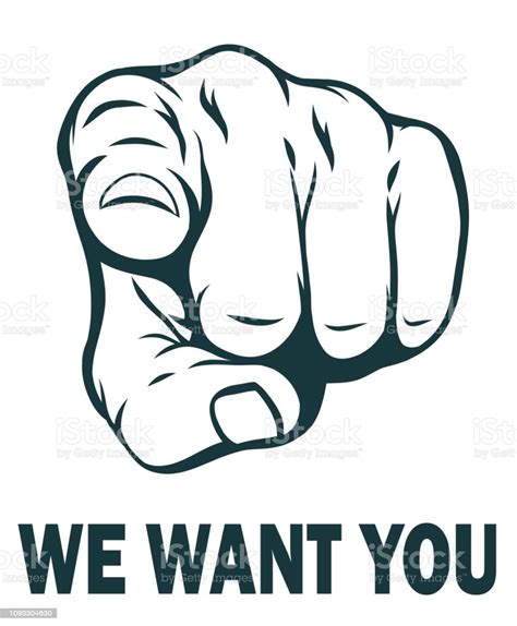 We Want You Vector Stock Illustration - Download Image Now - iStock