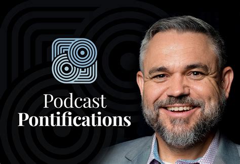 Podcast Pontifications Logo Design