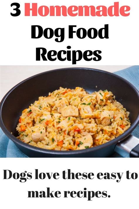 Homemade Dog Food Recipes Vet Approved