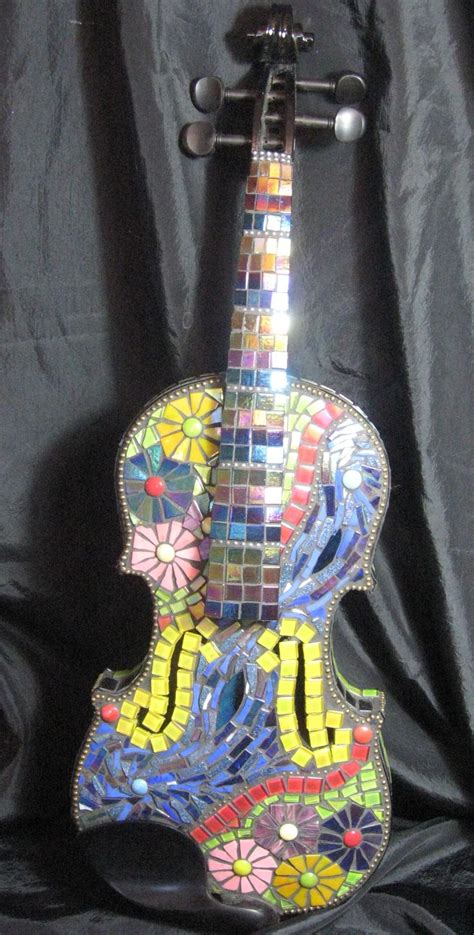 127 Best Mosaic Violins Guitars Etc Images On Pinterest
