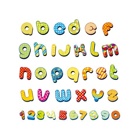 Sticker Alphabet Et Chiffres