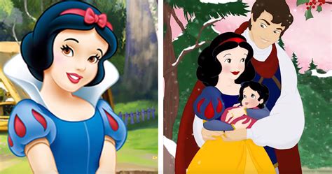 A Few Artists Have Re Imagined Disney Princesses As Parents