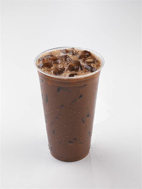 Iced Coffee In A Plastic Cup Wrapped License Image 12375168