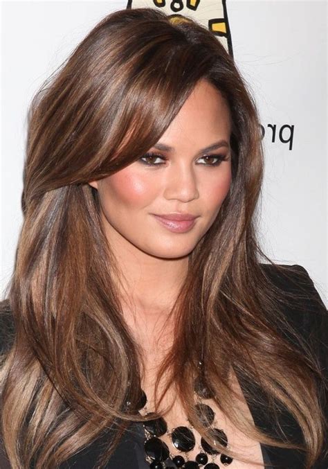 Any haircolor will suit you, but a dark shade of brunette with rose gold ends is a great fit. best HIGHlights ON BRUNETTE - Ask.com Image Search ...