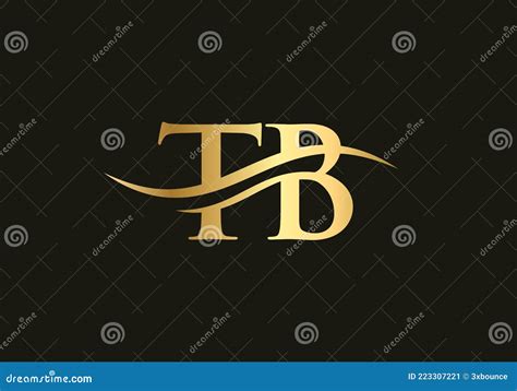 Tb Logo Design Initial Tb Letter Logo Vector Stock Vector