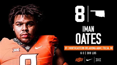 Oklahoma State Football Signee Iman Oates Went From Juco To Cowboys
