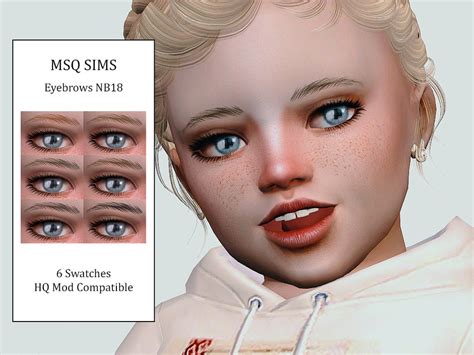 The Sims Resource Eyebrows Nb18