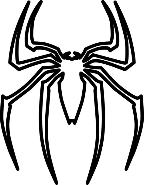 Spiderman Svg Black And White Deerartillustrationcharacterdesign