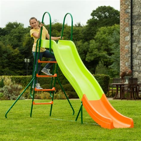 Garten Wellenrutsche Und Wasserrutsche 300 Cm Grünorange Smyths Toys