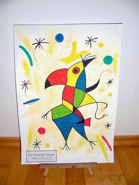 Materialwiese Der Singende Fisch Joan Miró Joan Miro Art Lessons