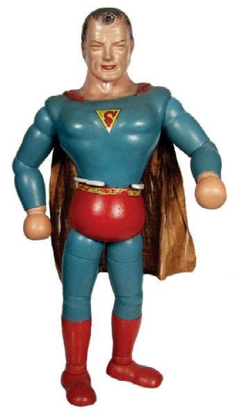 1940 Ideal Wood And Composition Superman Doll Vintage Toys Antique