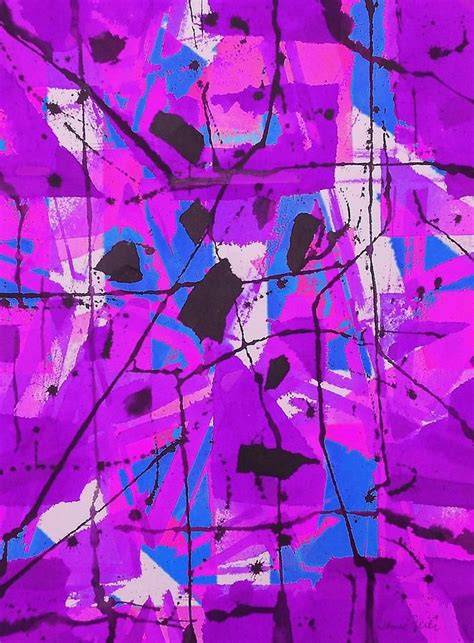 Purple Abstract Art Purple Abstract Painting By Jamie Frier Purple