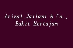 Arizal has an extensive professional experience and significant executive leadership accomplishments in property & conveyancing, banking, commercial & corporate advisory, corporate finance. Arizal Jailani & Co., Bukit Mertajam, Firma guaman in ...