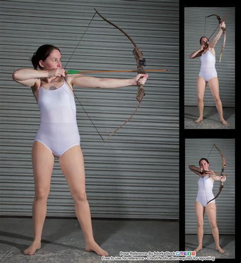 Female Archer Pose Reference By Adorkastock On Deviantart