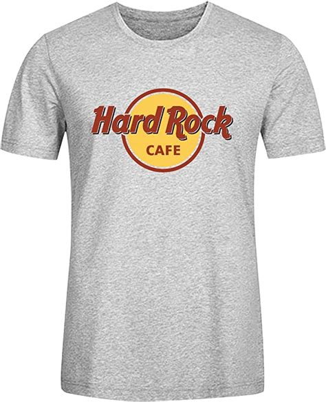 Hard Rock Cafe Herren T Shirt Shirt Kurzarm Grau Amazonde Bekleidung