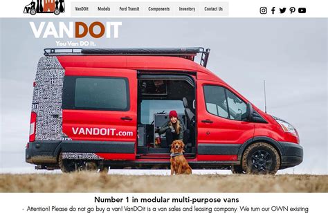 New Camper Vans 2020 “vandoit Liv” Built Into All Wheel Drive Ford