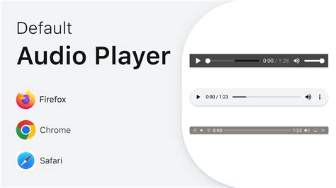 Default Browser Audio Player Responsive Figma Community