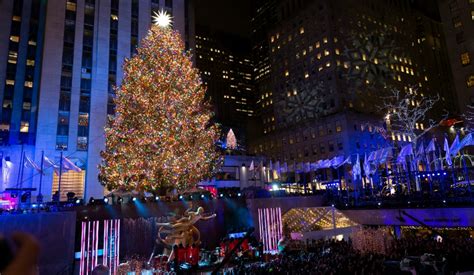 Rockefeller Center Tree Lighting Ceremony With Star Studded
